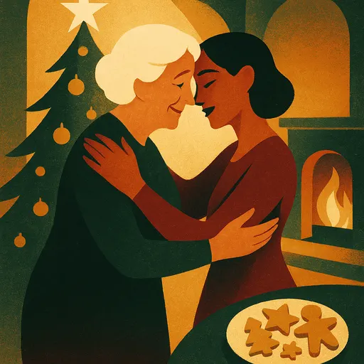 Holiday card cover