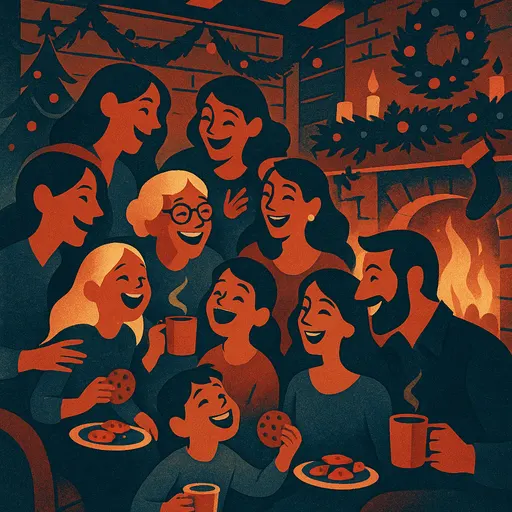 Holiday card cover